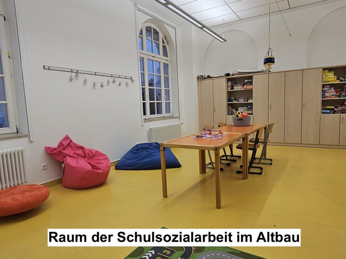 Raum der Schulsozialarbeit im Altbau