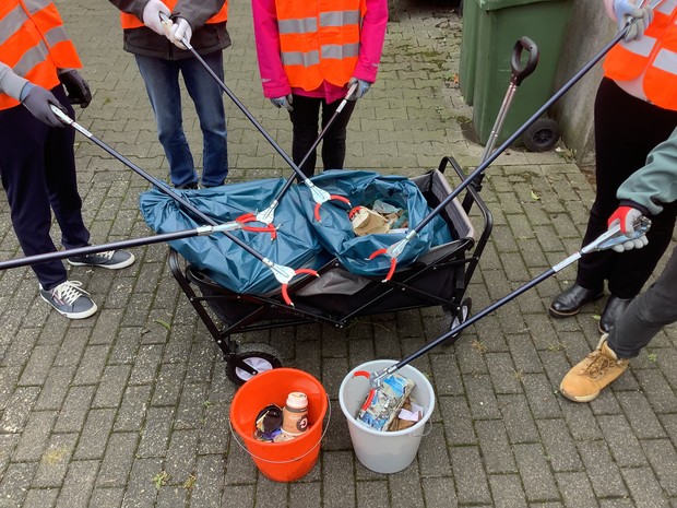 Gesammelter Müll Gesammelter Müll