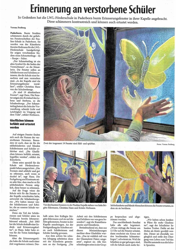 Zeitungsartikel Zeitungsartikel