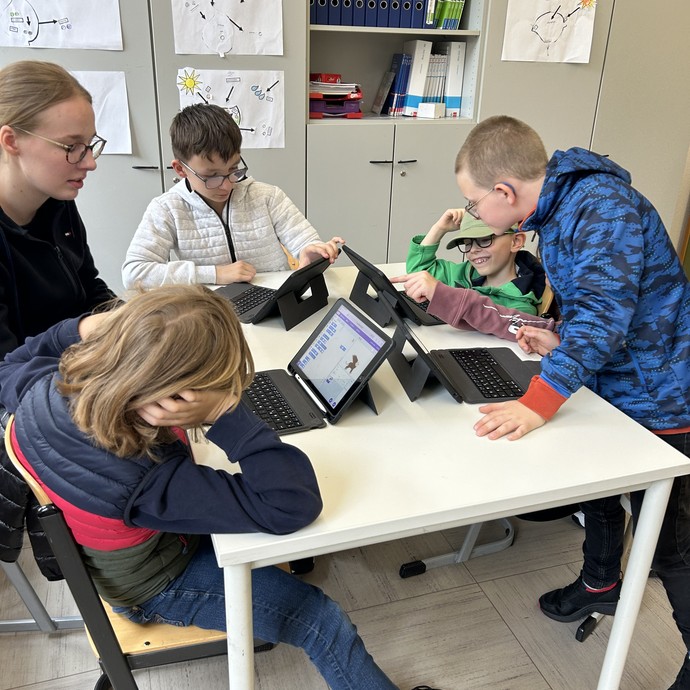 Scratch-Workshop (vergrößerte Bildansicht wird geöffnet)