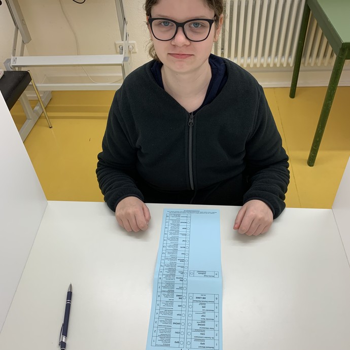 Wahlzettel (vergrößerte Bildansicht wird geöffnet)